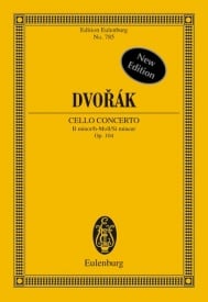 Dvorak: Concerto B Minor Opus 104 B 191 (Study Score) published by Eulenburg